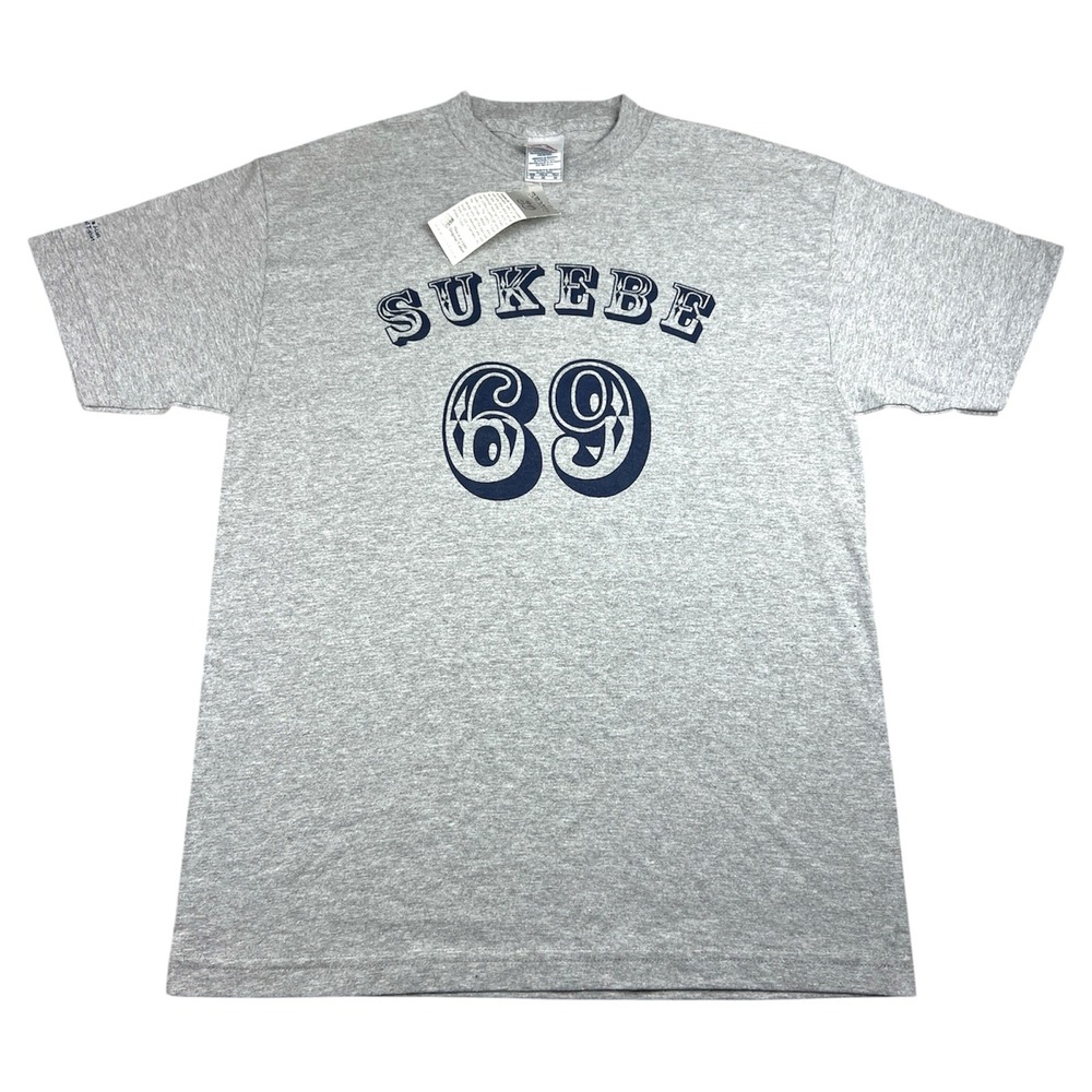 Sukebe 69 Graphic T Shirt Gray Men's Medium Novelty Tee J List Y2K Funny Sex Tee